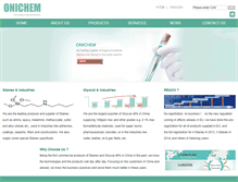 Tablet Screenshot of onichem.com